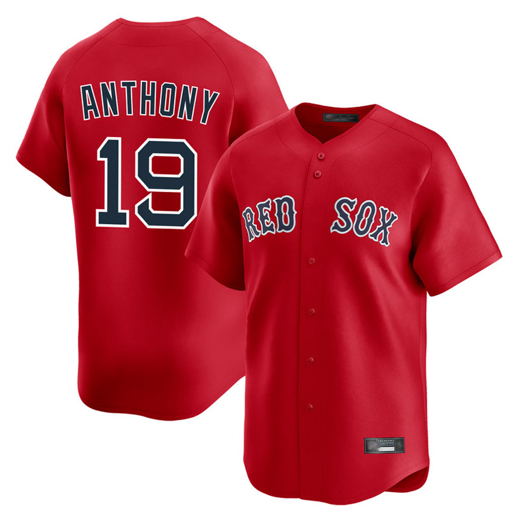 Choea B.Red Sox #19 Roman Anthony Player Red Limited Home Game Stitched Jerseys