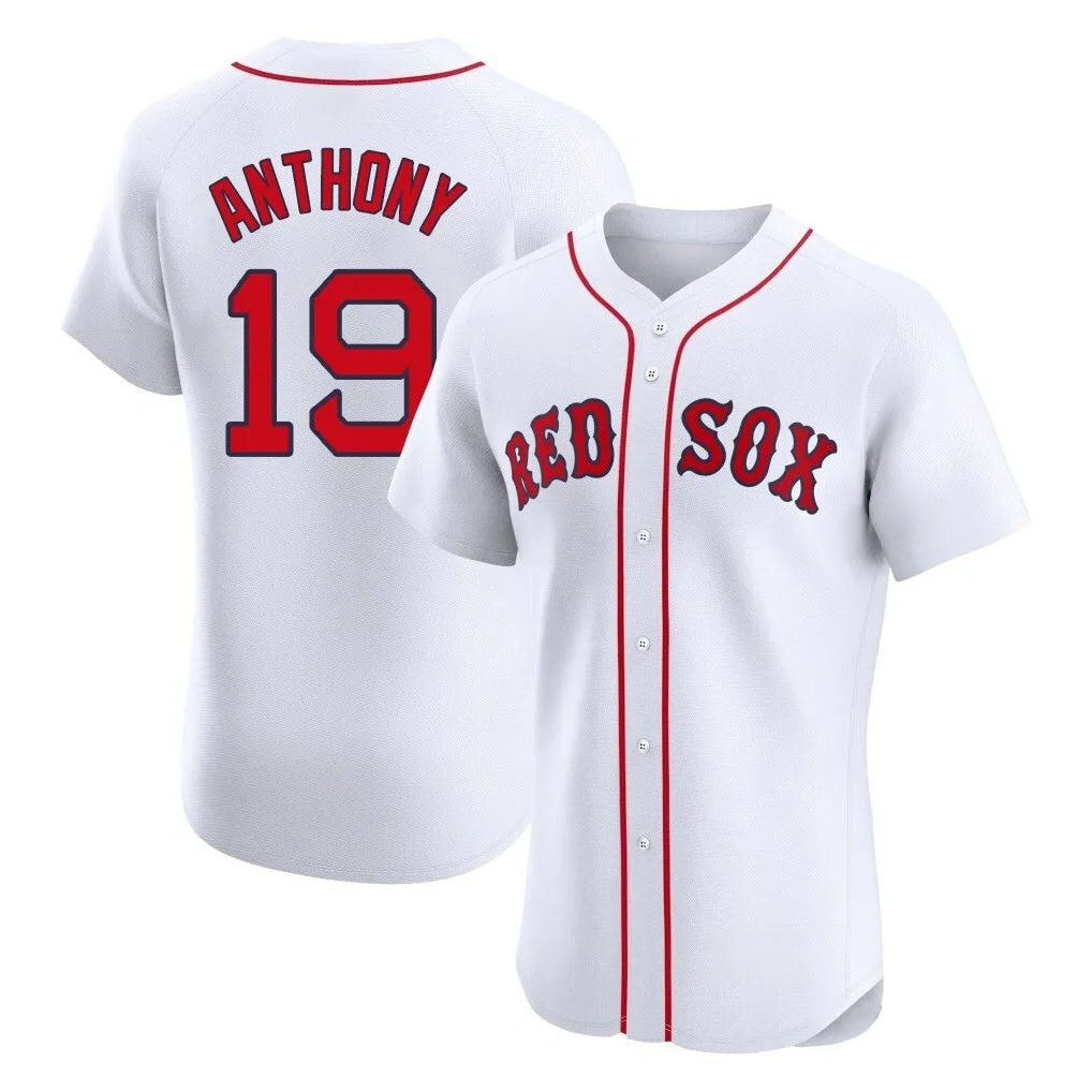Choea B.Red Sox #19 Roman Anthony Player White Limited Elite Home Game Stitched Jerseys
