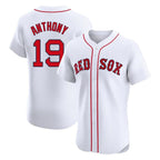 Choea B.Red Sox #19 Roman Anthony Player White Limited Elite Home Game Stitched Jerseys