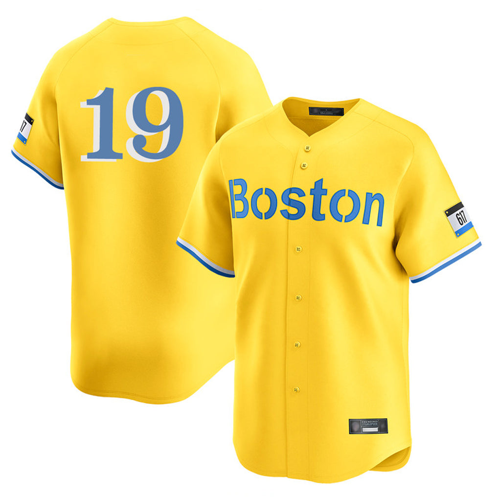 Choea B.Red Sox #19 Roman Anthony Player Yellow Limited Home Game Stitched Jerseys