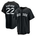 Choea B.Red Sox #22 Garrett Whitlock Player Black Home Game Stitched Jerseys