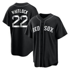 Choea B.Red Sox #22 Garrett Whitlock Player Black Home Game Stitched Jerseys