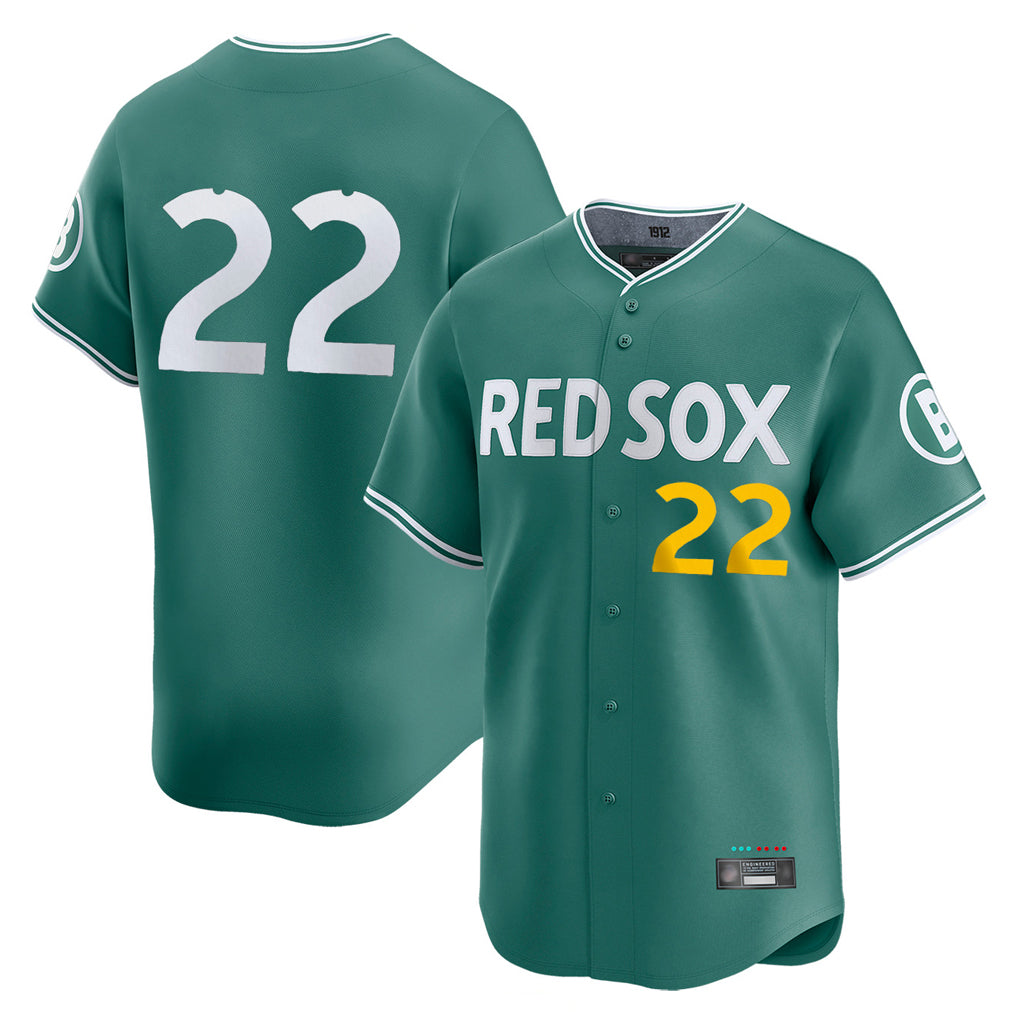 Choea B.Red Sox #22 Garrett Whitlock Player Green City Connect Limited Home Game Stitched Jerseys