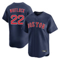 Choea B.Red Sox #22 Garrett Whitlock Player Navy Limited Home Game Stitched Jerseys