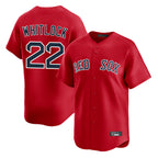 Choea B.Red Sox #22 Garrett Whitlock Player Red Limited Home Game Stitched Jerseys