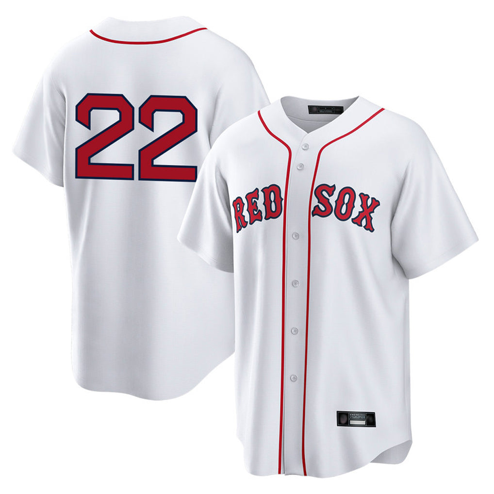 Choea B.Red Sox #22 Garrett Whitlock Player White Home Game Stitched Jerseys