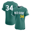 Choea B.Red Sox #34 David Ortiz Player Green City Connect Limited Elite Home Game Stitched Jerseys