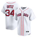 Choea B.Red Sox #34 David Ortiz Player White Limited Home Game Stitched Jerseys