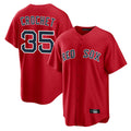 Choea B.Red Sox #35 Garrett Crochet Player Red Home Game Stitched Jerseys