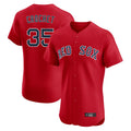 Choea B.Red Sox #35 Garrett Crochet Player Red Limited Elite Home Game Stitched Jerseys