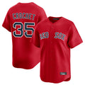 Choea B.Red Sox #35 Garrett Crochet Player Red Limited Home Game Stitched Jerseys