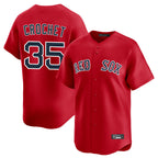 Choea B.Red Sox #35 Garrett Crochet Player Red Limited Home Game Stitched Jerseys