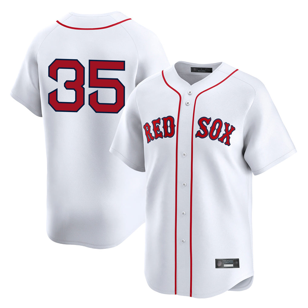 Choea B.Red Sox #35 Garrett Crochet Player White Limited Home Game Stitched Jerseys