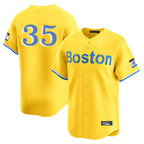Choea B.Red Sox #35 Garrett Crochet Player Yellow Limited Home Game Stitched Jerseys