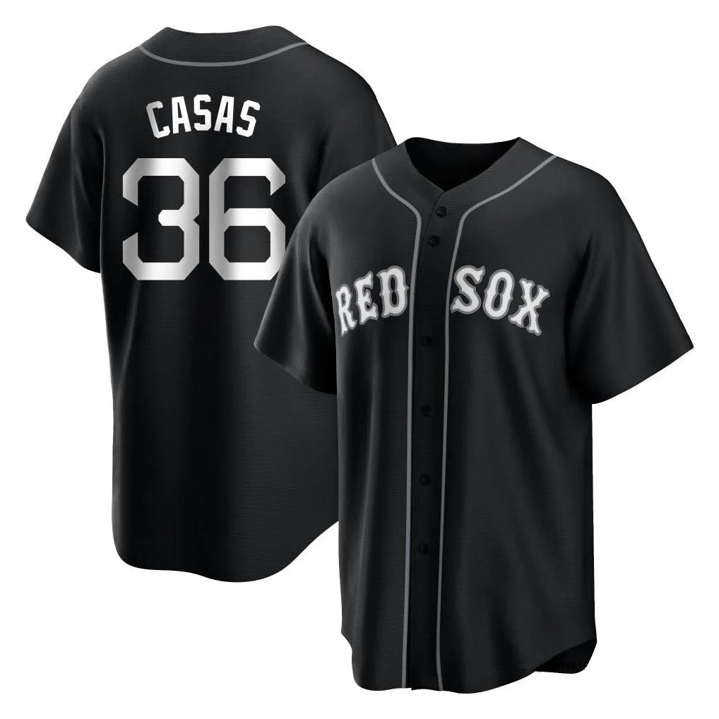 Choea B.Red Sox #36 Triston Casas Player Black Home Game Stitched Jerseys