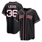 Choea B.Red Sox #36 Triston Casas Player Black Out Home Game Stitched Jerseys