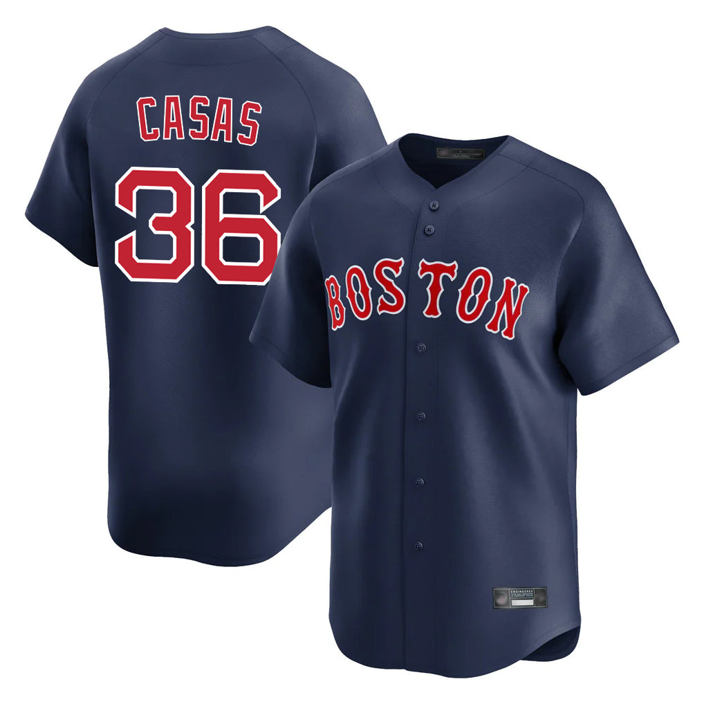 Choea B.Red Sox #36 Triston Casas Player Navy Limited Home Game Stitched Jersey
