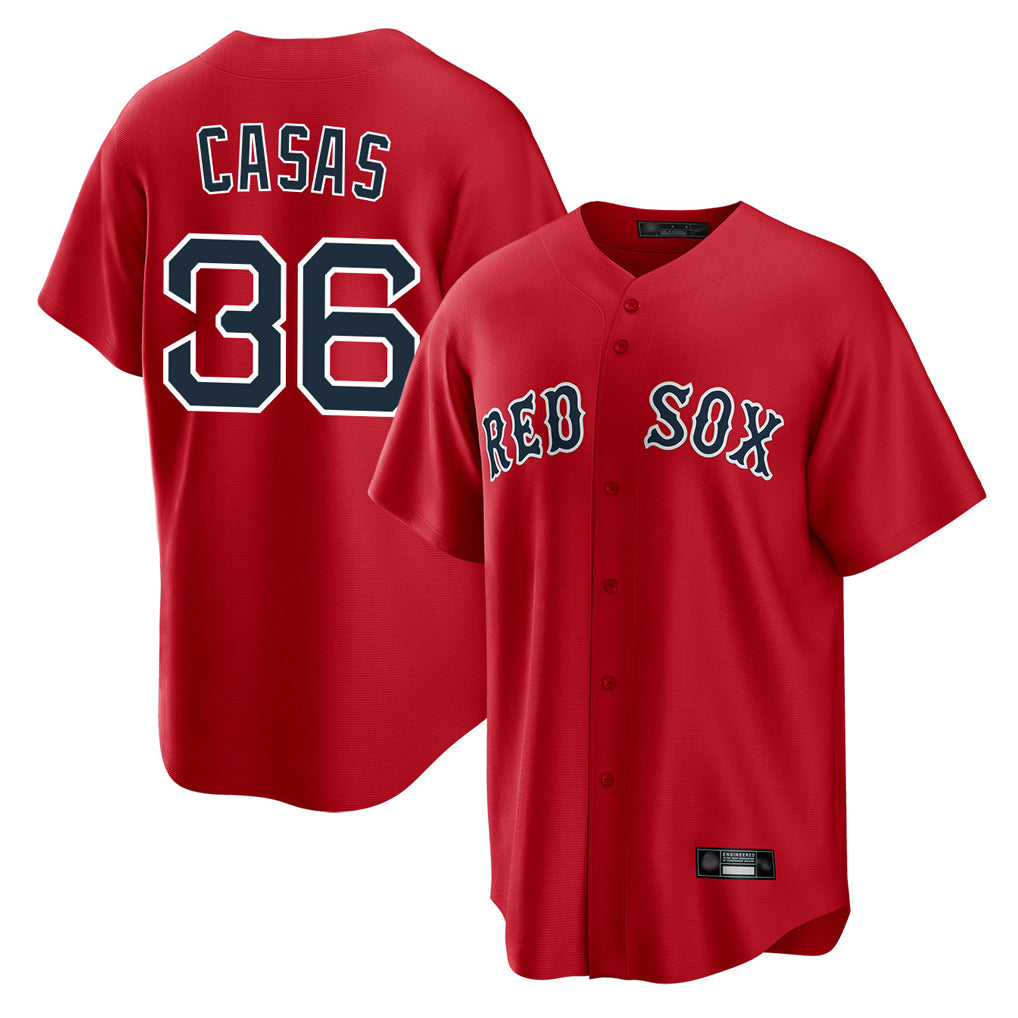 Choea B.Red Sox #36 Triston Casas Player Red Home Game Stitched Jersey