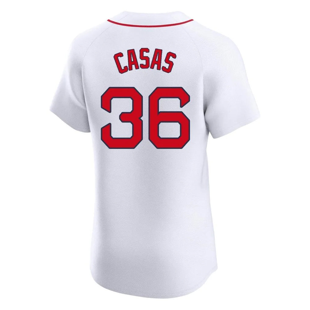 Choea B.Red Sox #36 Triston Casas Player White Limited Elite Home Game Stitched Jerseys