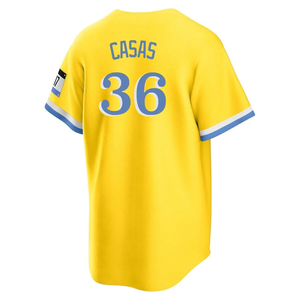 Choea B.Red Sox #36 Triston Casas Player Yellow Home Game Stitched Jerseys