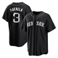 Choea B.Red Sox #3 Ceddanne Rafaela Player Black Home Game Stitched Jerseys