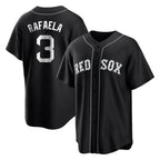Choea B.Red Sox #3 Ceddanne Rafaela Player Black Home Game Stitched Jerseys