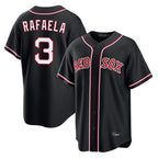 Choea B.Red Sox #3 Ceddanne Rafaela Player Black Out Home Game Stitched Jerseys