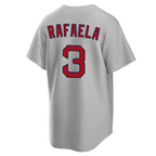 Choea B.Red Sox #3 Ceddanne Rafaela Player Gray Road Home Game Stitched Jerseys