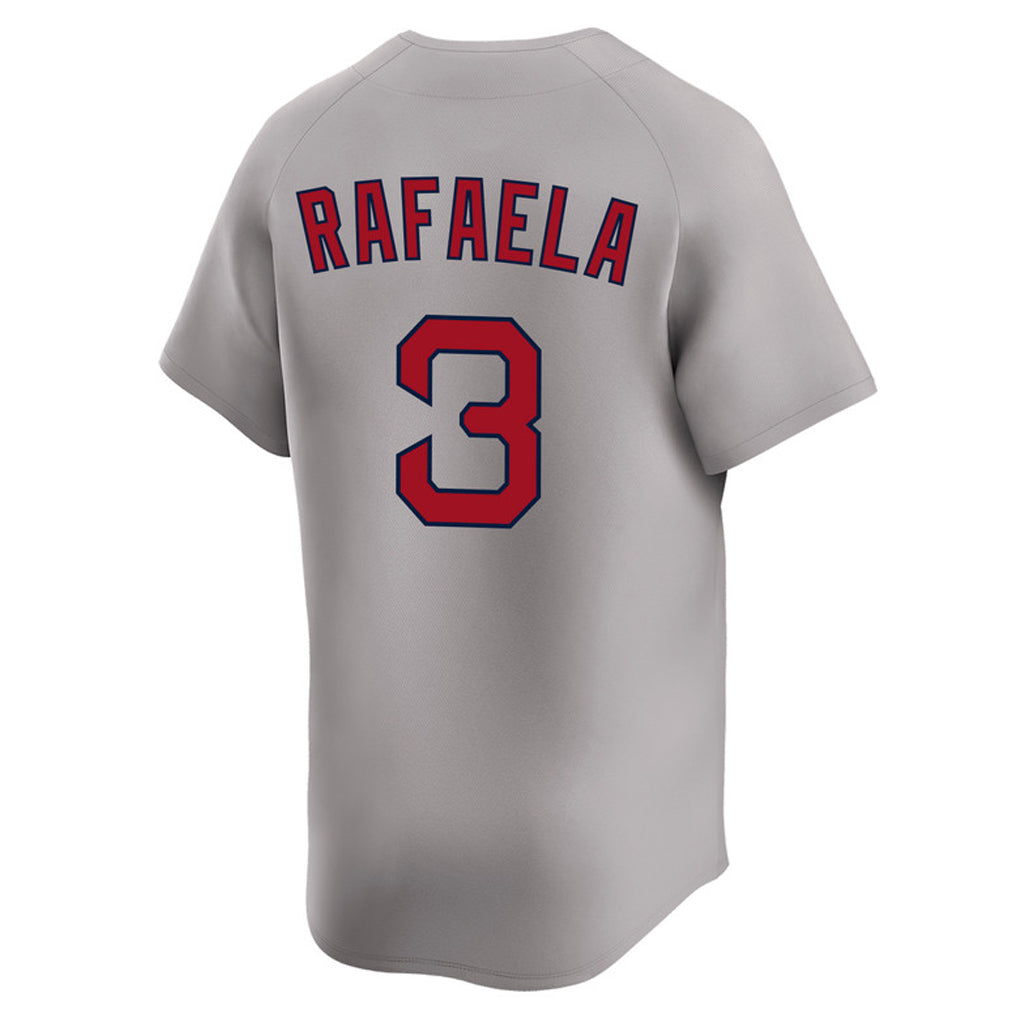 Choea B.Red Sox #3 Ceddanne Rafaela Player Gray Road Limited Home Game Stitched Jerseys