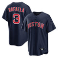 Choea B.Red Sox #3 Ceddanne Rafaela Player Navy Home Game Stitched Jersey