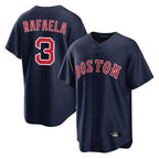 Choea B.Red Sox #3 Ceddanne Rafaela Player Navy Home Game Stitched Jersey