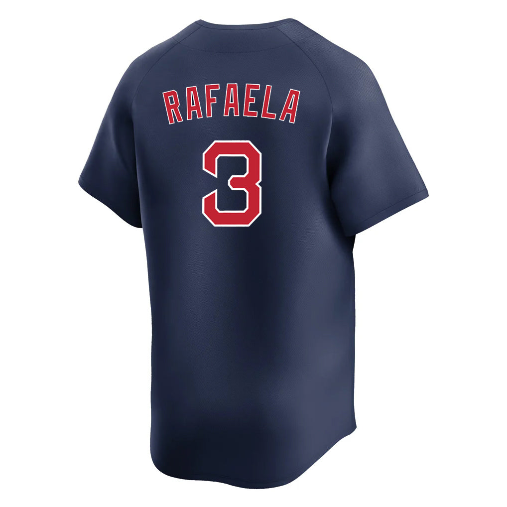 Choea B.Red Sox #3 Ceddanne Rafaela Player Navy Limited Home Game Stitched Jerseys