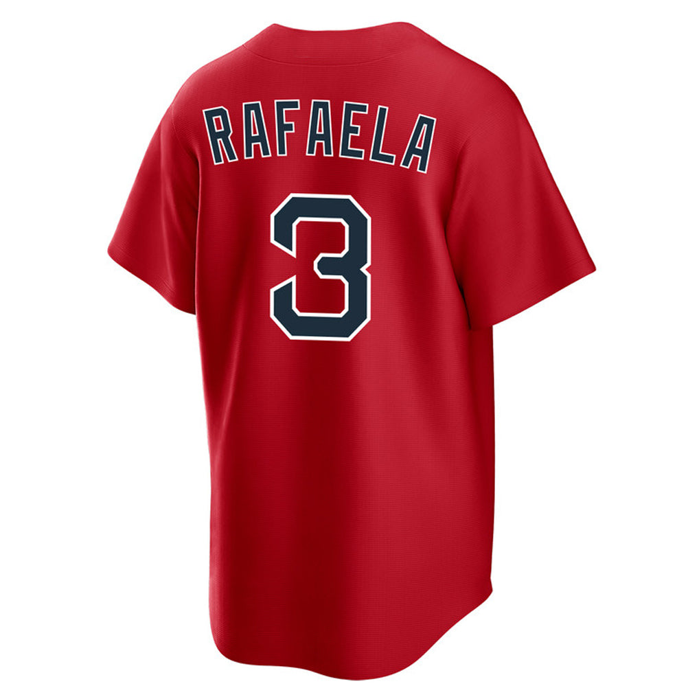 Choea B.Red Sox #3 Ceddanne Rafaela Player Red Home Game Stitched Jerseys