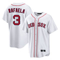 Choea B.Red Sox #3 Ceddanne Rafaela Player White Home Game Stitched Jersey