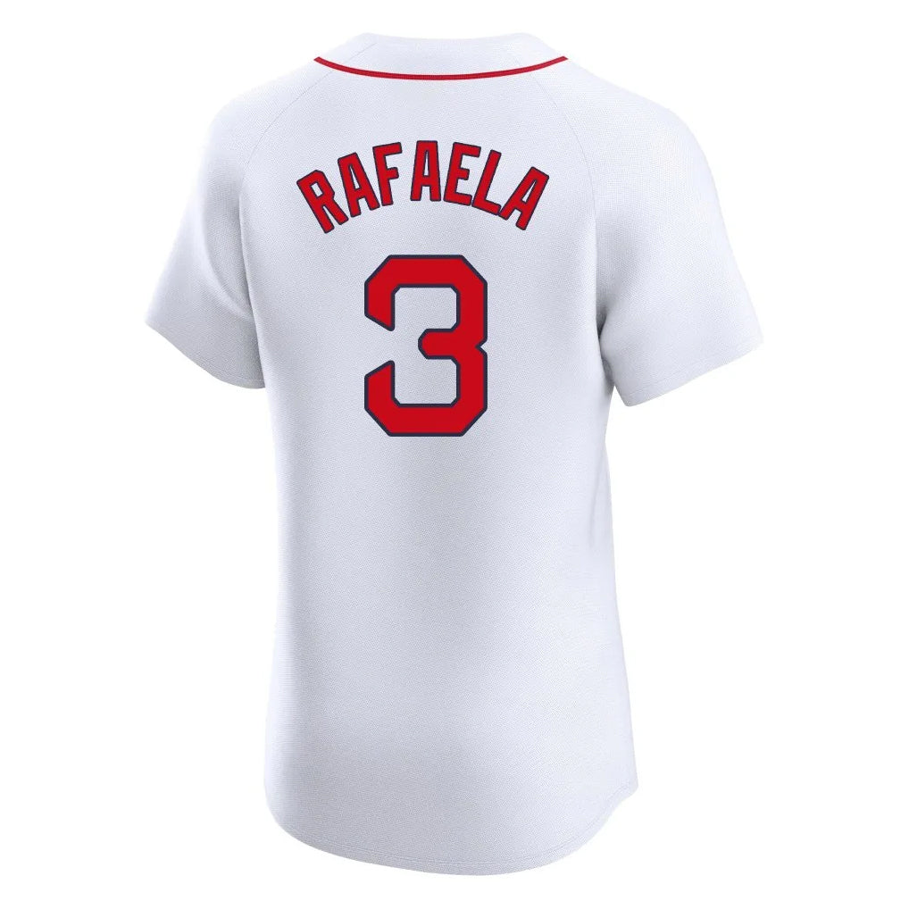 Choea B.Red Sox #3 Ceddanne Rafaela Player White Limited Elite Home Game Stitched Jerseys