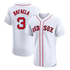 Choea B.Red Sox #3 Ceddanne Rafaela Player White Limited Elite Home Game Stitched Jersey