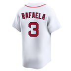 Choea B.Red Sox #3 Ceddanne Rafaela Player White Limited Home Game Stitched Jerseys