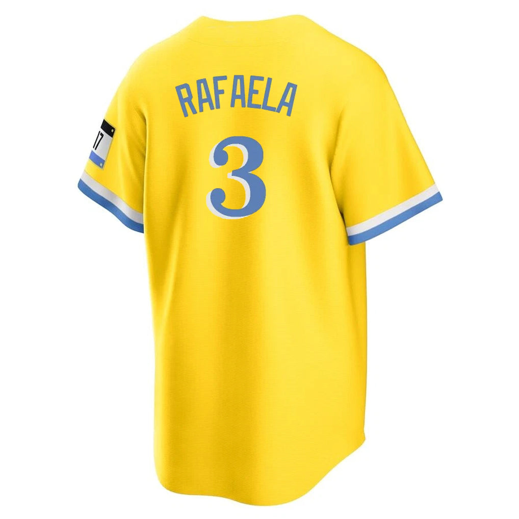 Choea B.Red Sox #3 Ceddanne Rafaela Player Yellow Home Game Stitched Jerseys