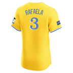 Choea B.Red Sox #3 Ceddanne Rafaela Player Yellow Limited Elite Home Game Stitched Jerseys