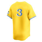 Choea B.Red Sox #3 Ceddanne Rafaela Player Yellow Limited Home Game Stitched Jerseys