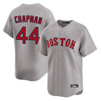 Choea B.Red Sox #44 Aroldis Chapman Player Gray Road Limited Home Game Stitched Jerseys