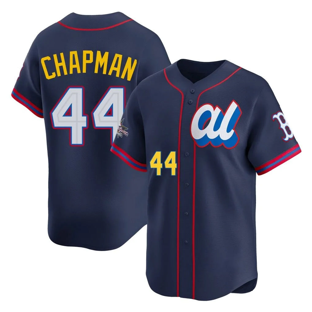 Choea B.Red Sox #44 Aroldis Chapman Player Navy American League All-Star Edition Game Stitched Jerseys