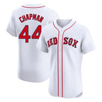 Choea B.Red Sox #44 Aroldis Chapman Player White Limited Elite Home Game Stitched Jerseys