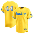 Choea B.Red Sox #44 Aroldis Chapman Player Yellow Limited Home Game Stitched Jerseys