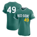 Choea B.Red Sox #49 Tim Wakefield Player Green City Connect Limited Elite Home Game Stitched Jerseys