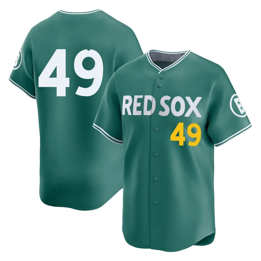Choea B.Red Sox #49 Tim Wakefield Player Green City Connect Limited Home Game Stitched Jerseys