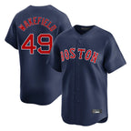 Choea B.Red Sox #49 Tim Wakefield Player Navy Limited Home Game Stitched Jerseys
