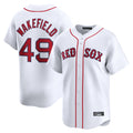Choea B.Red Sox #49 Tim Wakefield Player White Limited Home Game Stitched Jerseys