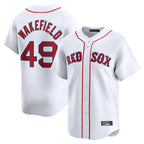 Choea B.Red Sox #49 Tim Wakefield Player White Limited Home Game Stitched Jerseys