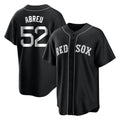 Choea B.Red Sox #52 Wilyer Abreu Player Black Home Game Stitched Jerseys